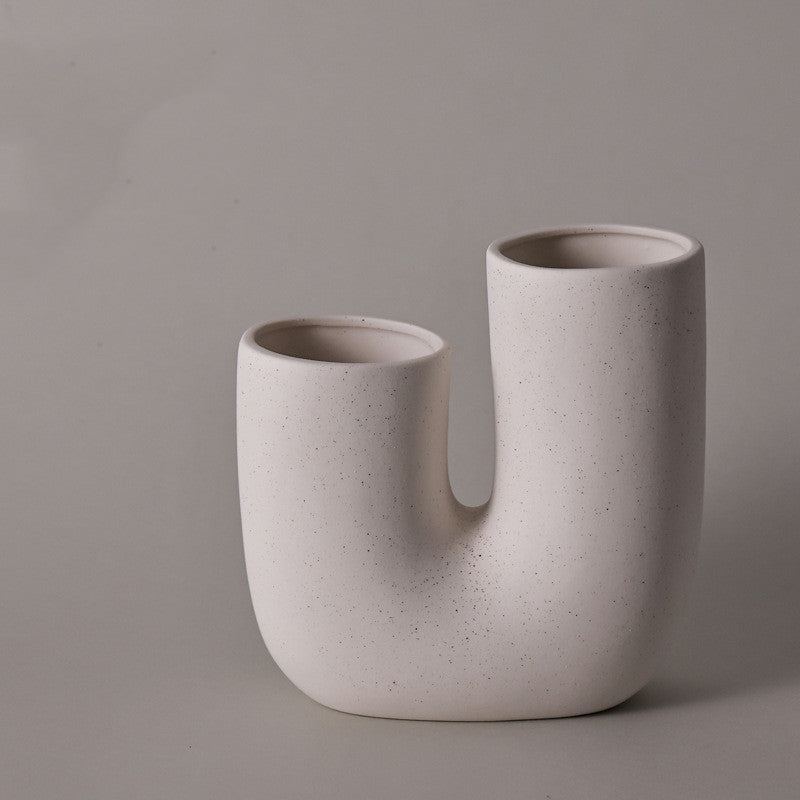 Yum™ Vaso in Ceramica Ornamentale - Stile Minimal