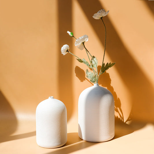 Yum™ Vaso in Ceramica Ornamentale - Stile Striato