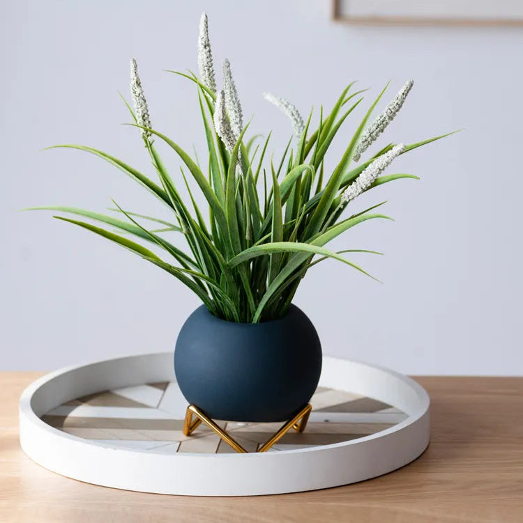 Yum™ Vaso in Ceramica Ornamentale - Stile Sfera