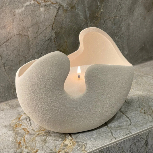 Yum™ Vaso in Ceramica Ornamentale - Stile Guscio