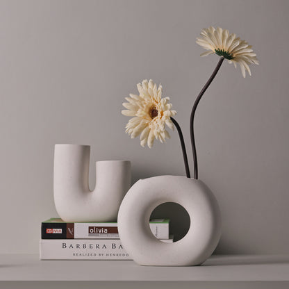 Yum™ Vaso in Ceramica Ornamentale - Stile Minimal