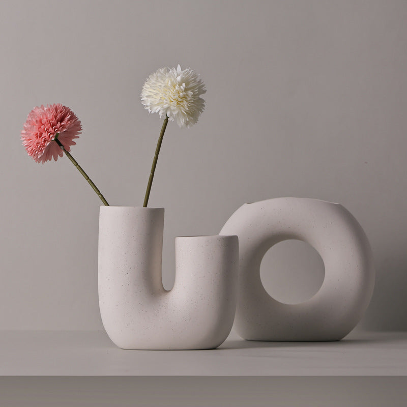 Yum™ Vaso in Ceramica Ornamentale - Stile Minimal