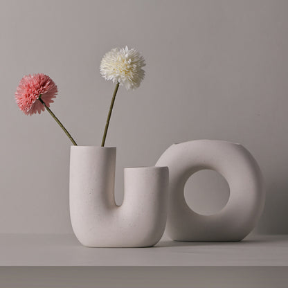 Yum™ Vaso in Ceramica Ornamentale - Stile Minimal