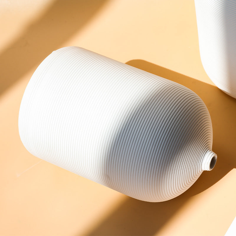 Yum™ Vaso in Ceramica Ornamentale - Stile Striato